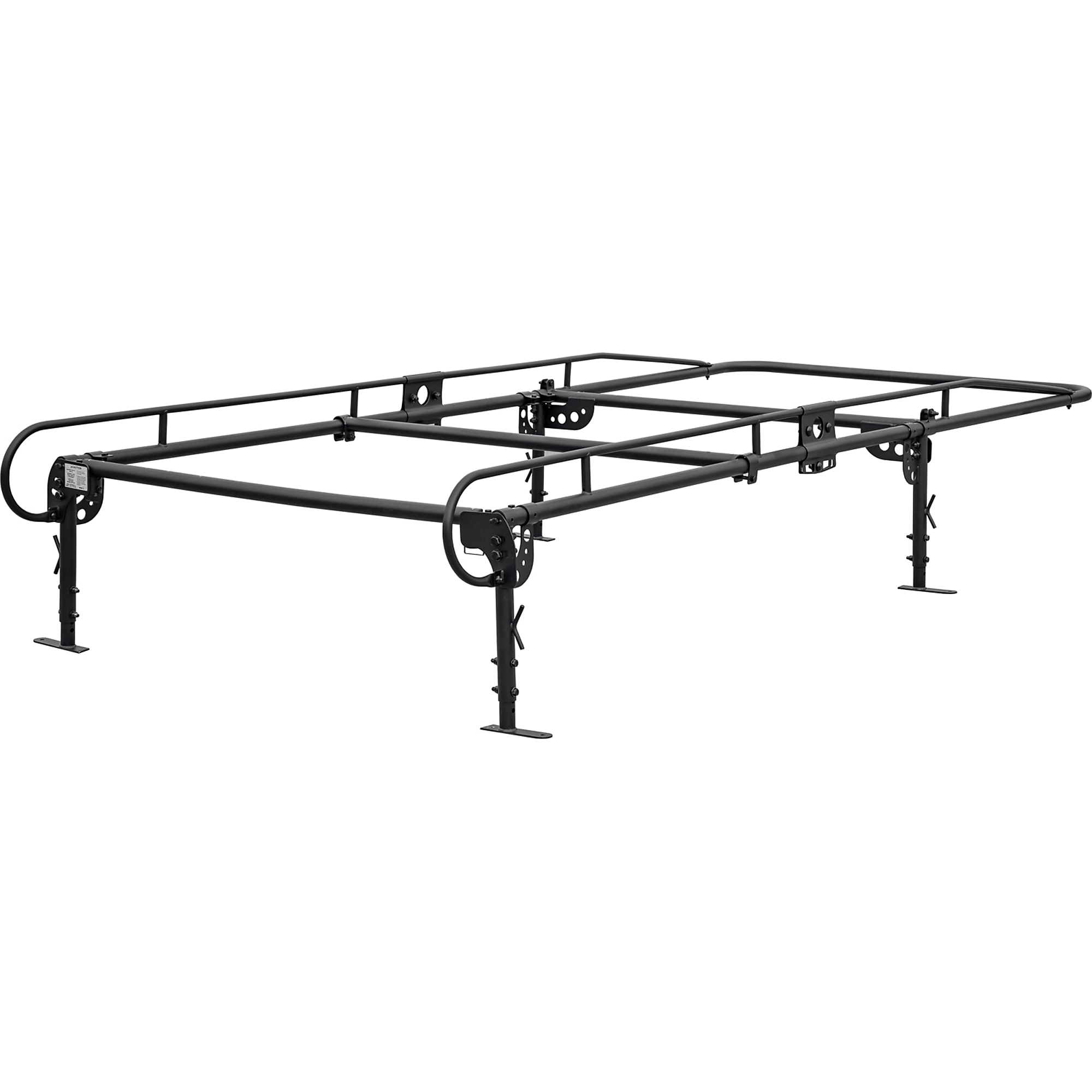 Buyers Products, 15-1/2ft. Black Service Body Ladder Rack, Load Capacity 1000 lb, Ladder Capacity (qty.) 1 Material Carbon Steel, Model# 1501270